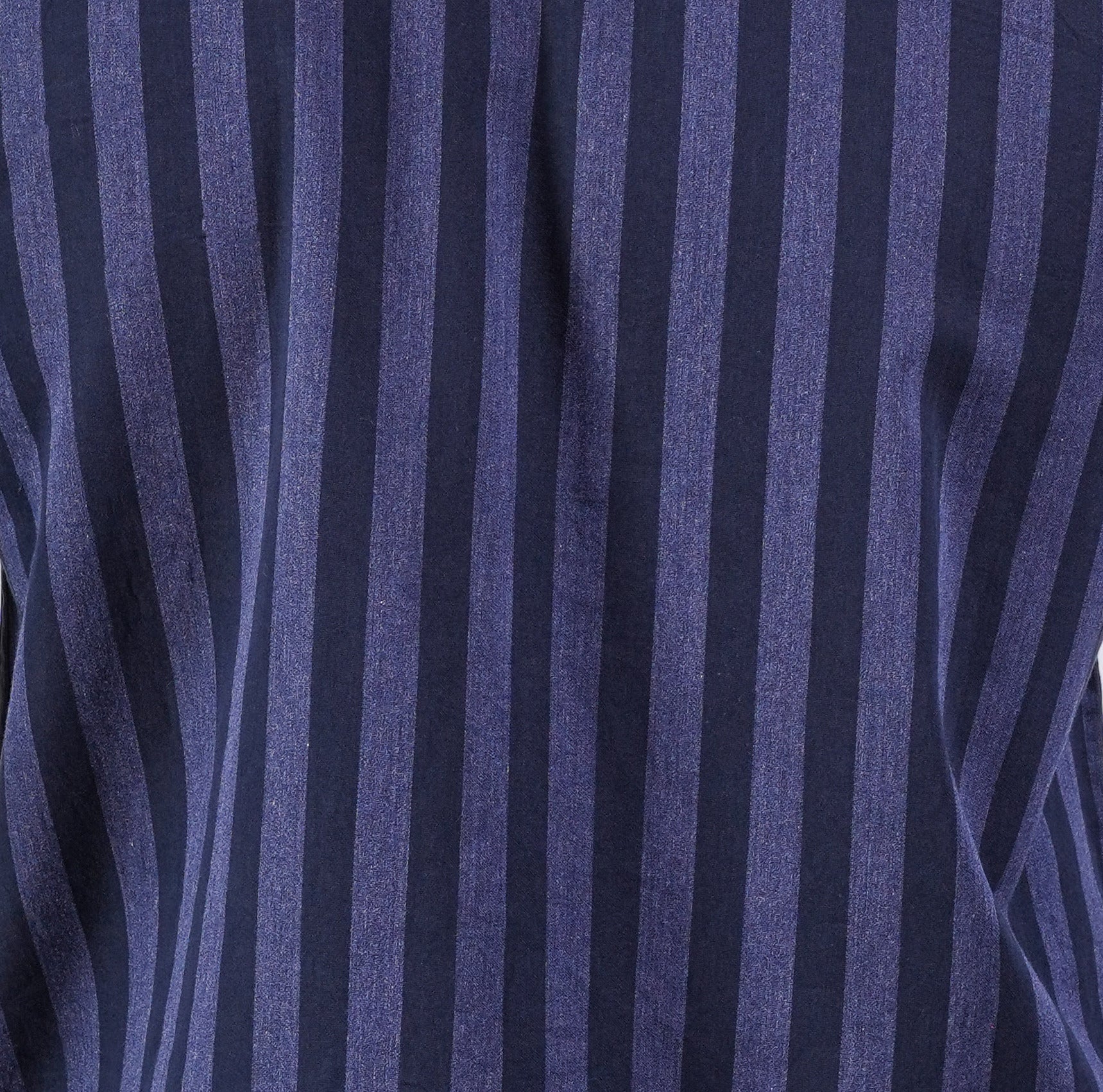 Unisex Indigo Cotton Striped Shirt